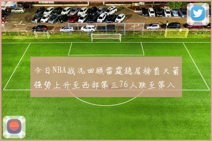 今日NBA战况回顾雷霆稳居榜首火箭强势上升至西部第三76人跌至第八位